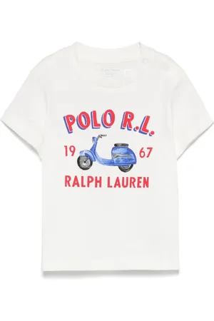 Ralph Lauren Camiseta con scooter estampado
