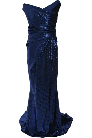 TALBOT RUNHOF Vestido de fiesta Mezzaluna con lentejuelas