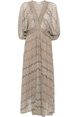 Kaos Vestido midi de lúrex