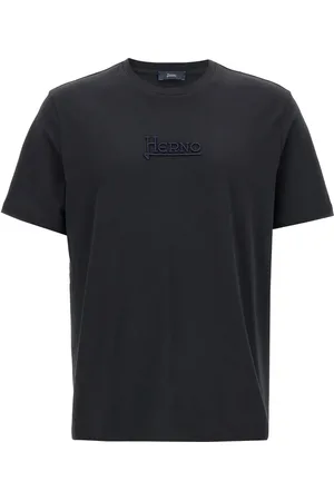 HERNO Camiseta con logo bordado