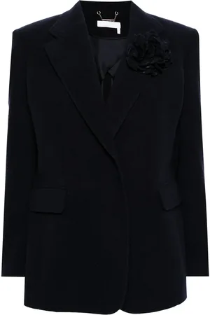 Chloé Blazer con detalle de broche