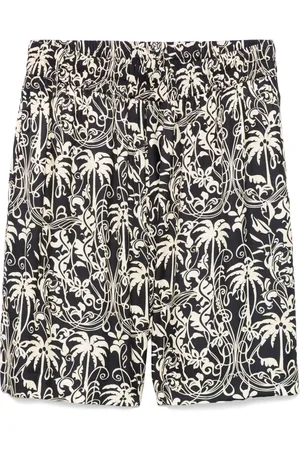 LANEUS Bermudas con estampado gráfico