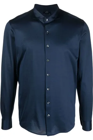 BARBA Camisa con cuello italiano