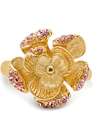 Oscar de la Renta Anillo con detalle floral