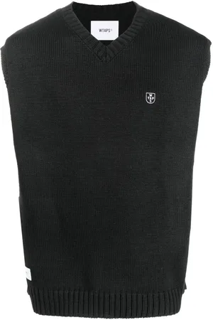 Wtaps Chaleco de canalé con cuello en V