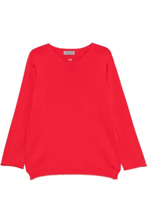 YOHJI YAMAMOTO Top con cuello redondo