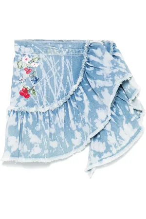 MONNALISA Falda corta con detalle de volantes