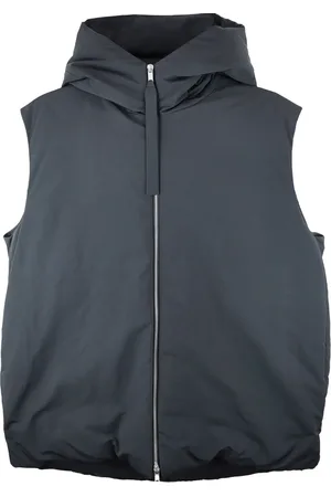 Jil Sander Chaleco acolchado con capucha