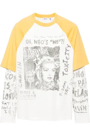 Lanvin Camiseta a capas de x Future