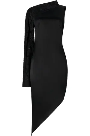 GENNY Vestido midi asimétrico