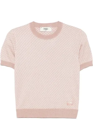 Fendi Top con motivo FF en jacquard