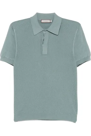 CANALI Polo texturizado