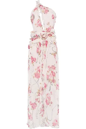 BLUMARINE Vestido largo con estampado floral