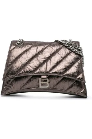 Balenciaga Bolso de hombro Crush Chain mediano metálico 2010