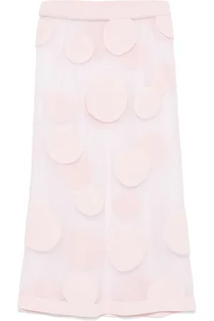 Viktor & Rolf Falda midi con motivo de lunares