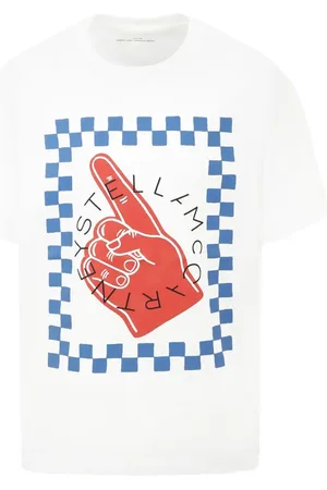 Stella McCartney Camiseta de algodón