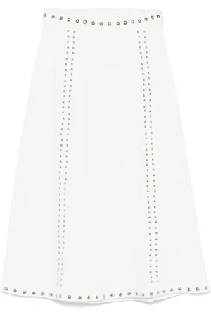 Maje Falda midi con apliques