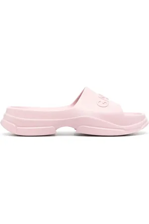 Ganni Sandalias con logo en relieve