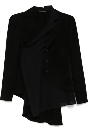 YOHJI YAMAMOTO Chaqueta De Chine 2 cruzada