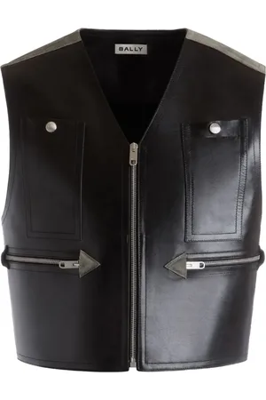 Bally Chaleco de piel
