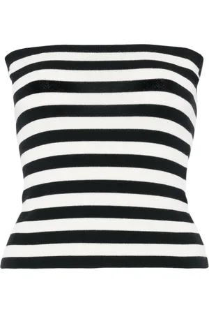 ERIC BOMPARD Top sin tirantes a rayas