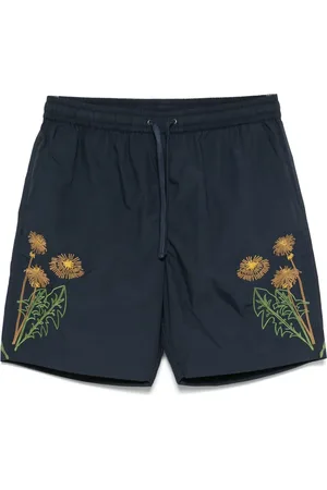 Universal Works Pantalones cortos con bordado floral