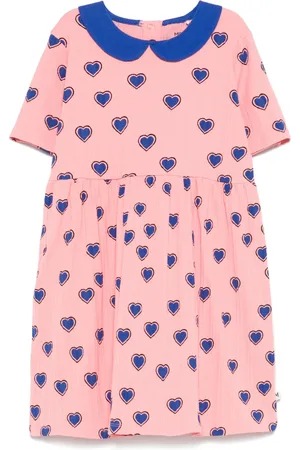 Mini Rodini Vestido Outlining Hearts