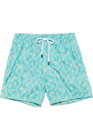 BARBA Bañador con cactus estampado