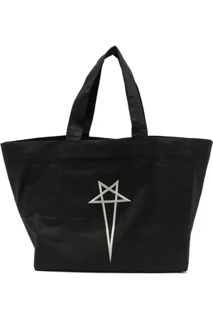 Rick Owens Bolso shopper con logo bordado