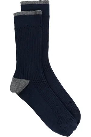 Brunello Cucinelli Calcetines de canalé