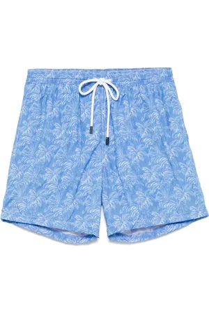 BARBA Bañador con palmera estampada