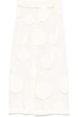Viktor & Rolf Falda midi con motivo de lunares