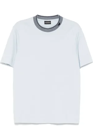 Emporio Armani Camiseta con ribete y cuello redondo