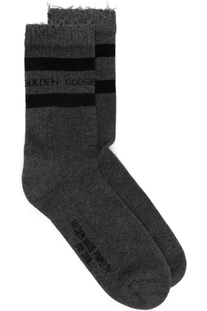 Golden Goose Calcetines con logo en jacquard