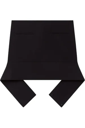 Courrèges Falda corta con cinturón