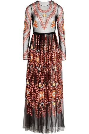 Giambattista Valli Vestido bordado de tul