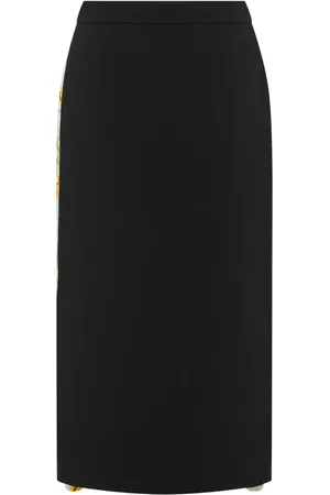 Moschino Falda midi a paneles
