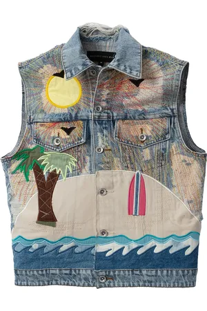 Who Decides War Chaleco vaquero Pale USA Seaboard "Multi (Rainbow)"