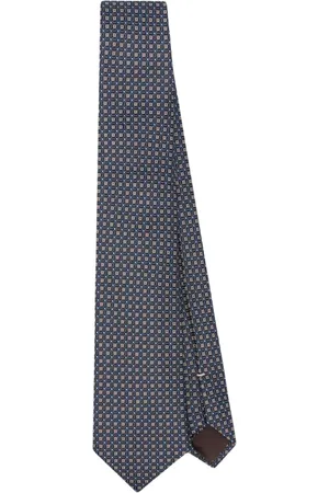 CANALI Corbata con motivo en jacquard