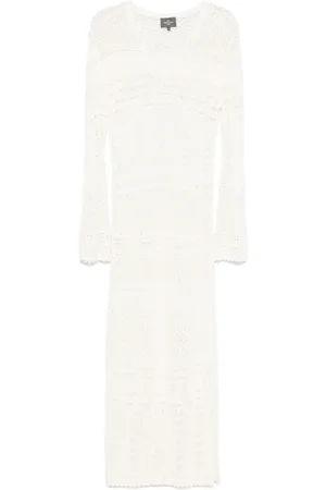 ERIC BOMPARD Vestido estilo túnica de punto calado
