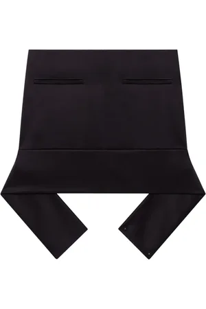 Courrèges Falda corta con cinturón