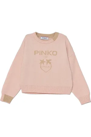 Pinko Jersey con logo en intarsia