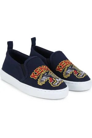 Kenzo Zapatillas slip-on con parche Tiger
