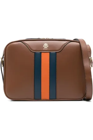Bally Bolso de hombro con detalle de rayas