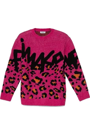Pinko Jersey con motivo de leopardo