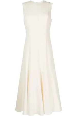 THEORY Vestido midi acampanado