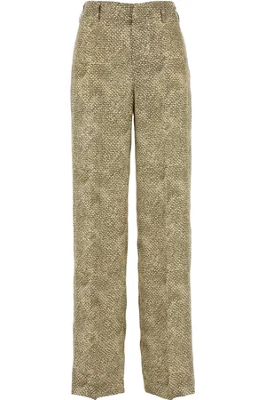 PT Torino Pantalones estampados de satén