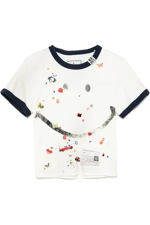 Maison Mihara Yasuhiro Camiseta con estampado gráfico