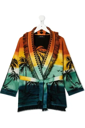 Alanui Cárdigan con estampado de palmeras