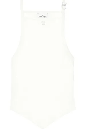 Courrèges Top Pointy sin mangas
